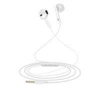 LinQ Intra 3.5mm Jack Earphones 1.2m Music and Hands-Free Calling, White