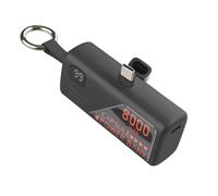 LinQ Mini External Battery 8000mAh with USB-C Connector/Keyring Format