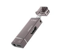 LinQ Mini Hub Adapter USB-C to HDMI 4K Jack 3.5mm and USB-C 100W, Grey
