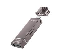 LinQ Mini Hub USB-C to Audio Jack 3.5mm Micro SD and USB-C 100W, Grey