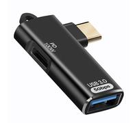 LinQ OTG USB to USB-C Adapter and USB-C Recharge 100W 5Gbps Transfer