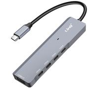 LinQ USB-C OTG Hub to 3x USB C 5Gbps + USB 3.0 + USB C Power Delivery 60W