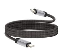 LinQ USB-C to USB-C 4A Fast reRecharging 80W Cable in Braided Nylon 1.2m