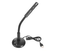 LinQ USB Desktop Microphone with Omnidirectional Sound and Noise Reduction