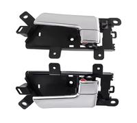 LinQianBhD Car Interior Door Handle Cover Trim for Kia for Borrego for Mohave 2007 2008 2009 2010 2011 2012 2013 2014 2015 Silver Inside Door Handle Catch Left Right(Left and Right 2pcs)