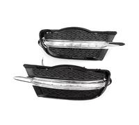 LinQianBhD For Benz For C-Class For W204 2008 2009 2010 Car LED Daytime Running Light DRL Fog Lamp Cover Car Rearview Mirror Turn Signal(Left)