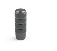 LinQianBhD Gear Lever Shift Knob 95MM Universal Non-Slip Gear Shift Knob Manual Transmission Aluminum Knurled Shifter Lever(Gray)