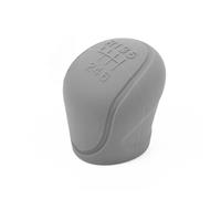 LinQianBhD Gear Lever Shift Knob Car Silicone Gear Shift Knob Cover Non-Slip Grip Handle Protective Covers Manual 6-Speed Accessories(Grey)