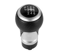 LinQianBhD Gear Lever Shift Knob for A4 for S4 for Q5 for S-Line 2007 2008 2009 2010 2011 2012 2013 2014 2015 Shifter Car Gear Shift Knob 12mm 5/6 Speed Handle(Silver 6 Speed)