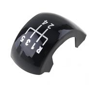 LinQianBhD Gear Lever Shift Knob for Skoda for Octavia for MK2 5 Speed 2 Color Manual ABS Plastic Gear Shifter Shift Lever Knob Stick Handball Head Cover(Black)
