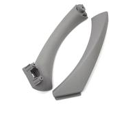 LinQianBhD Inside Inner Side Door Lever LHD RHD Interior Door Pull Handle Kit with Cover Trim for BMW 3 Series for E90 ForE91 for E92 316 318 320 325 for 328i(Gray Left)