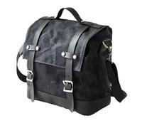 LinQianBhD Motorcycle Bag for Baby for Beast Side Bag Vintage Motorcycle Toolkit Rear Tail Luggage Crossbody Hanging Saddle Bag(Black)