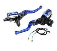 LinQianBhD Motorcycle Brake Clutch for Kawasaki 7/8" Motorcycle Handlebar Master Cylinder Levers Handle Hydraulic Brake Pump Clutch Dirt Pit Bike ATV