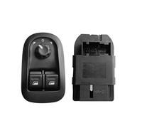 LinQianBhD Window Regulator Switch 6554.WA 6554.WQ Electric Window Lift Control Switch For Peugeot 206 207 306 Glass Left Front Lift Switch Control Button(Electric ON A)