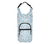 linqin Cartoon Cute Panda Water Bottle Carrier Functional Water Bottle Carrying Bag Waterbottle Holder Fits 20/24/32/40 oz Bottles