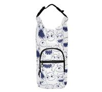 linqin Cute Cartoon Monsters Water Bottle Holder for Backpack Easy-To-Carry Water Carrier for Hiking Bottle Water Holder Fits 20/24/32/40 oz Bottles