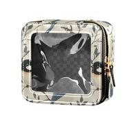 linqin Cute Little Birds Clear Small Makeup Bag Travel Bags for Toiletries Cosmetic Organizer Case for Traveling, Cute Little Birds, 1 size, Cute Little Birds, 1 size