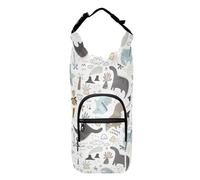 linqin Dino Water Bottle Holder for Walking Adjustable Insulated Bag for Water Bottles Water Bottle Holder for Hiking Fits 20/24/32/40 oz Bottles