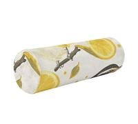 linqin Extra Dense Memory Foam Round Pillow with Washable Cover Ergonomically Designed for Head, Back, and Legs, Cute Birds FaceOneSize