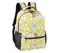 linqin Monkey Banana Jungle Lightweight Daypack S, Monkey Banana Jungle, M, Backpack