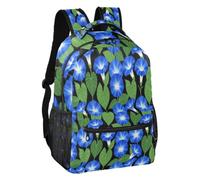 linqin Morning Glory Wildflower Vine Lightweight Travel Backpack S, Morning Glory Wildflower Vine, M, Backpack