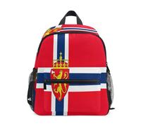 linqin Norways_flag outdoor backpack kids drawstring bookbag with name tag for 3-4 year old mochilas escolares para ni?os de 5 a?os