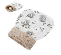 linqin Pet Pad Sack Winter Funny Koala Bed Sleeping Bag for Cat for Indoor Cats for Small Dogs Cozy Self Warm