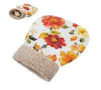 linqin Pet Pad Sack Winter Red Yellow Autumn Flowers White Cat Bag Sleeping Cuddle Cave for Indoor Pets Cozy durables Self Heating