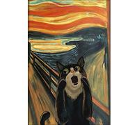 LINQWkk Wall Poster Metal Plaque Black Cat Scream Modern Home Art Wall Poster Plaque for Home Kitchen Bar Coffee Shop 8x12inch