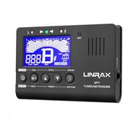 Linrax MT1 Metronome Tuner, 3 in 1 Digital Metronome Tuner Tone Generator for Guitar Bass Ukulele Violin Saxophone Trumpet Clarinet Flute, Precise Tempo and Beat, Chromatic Tuner for All Instruments