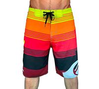 LinRim Men's Swimming Trunks Long Swimming Shorts Quick-Drying Board Shorts Leisure Short Knee-Length Swimming Trunks Short Board Shorts Surf Shorts Swim Shorts with Drawstring Summer Quick-Drying