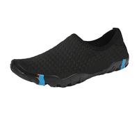 LinRim Unisex Bathing Shoes Women Men Water Shoes Swimming Shoes Aqua Shoes Beach Shoes Surf Shoes Summer Spring Comfortable Trainers Outdoor Sports Fitness Shoes Five Finger Toe Shoes, black, 4 UK