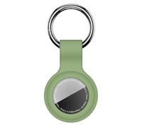 Linsaner Case for AirTag 2nd Gen (2026) & 1st Gen, Silicone Holder Keychain Key Ring, Protective Cover for Apple for Air Tags, GPS Finder Accessories for Bags, Pets, Kids, Luggage, Teal Green