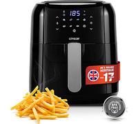 Linsar - Air Fryer 5.5 L - 7 Programs, Timer & Temperature Settings - Detacheable Basket - Rapid Circulation - Oil Free, Bpa-Free