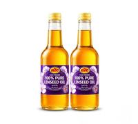 Linseed Oil 250ml FromKTC Rich Texture Suitable for Traditional Recipes, Cooking and General Purpose Use Pack of 2