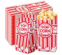 LINSIRON 450 Packs Paper Popcorn Bags, 1oz Small Popcorn Bags Bulk Individual Serving for Popcorn Machine, Disposable Popcorn Bags Carnival Party Movie Nights Cinema