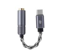 Linsoul Kiwi Ears AD1 Pro USB C DAC Adapter Cable, Custom DAC Chip, Official Web Customizable EQ Tuning, Ultra-Low Noise Portable IEM Amp for IEM Enthusiasts & Music Lovers (Type-C to 4.4mm)
