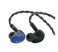 Linsoul Kiwi Ears Cadenza II 10mm Titanium Driver In Ear Monitor, HiFi Wired IEM Earphones with KARS 2.0, Precise Tonal Balance, CNC Aluminum Faceplate for Musicians Audiophiles Gaming