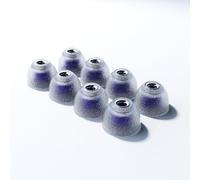 Linsoul Tangzu Tang Sancai Noble Earbud Tips,Stainless Steel IEM Ear Plugs,Replaceable Liquid Silicone Eartips,4 Pairs,Optional XS/S/M/L Size for in Ear Earphones (L-4 Pairs)