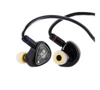 Linsoul TANGZU Wan'er S.G II 10mm Dynamic Driver HiFi Wired Earbuds IEMs | Gaming IEM Earphones with PET Diaphragm, 2Pin Detachable OFC Cable for Audiophile DJ Stage, Clear Black, 3.5mm w/o Mic