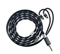 Linsoul Thieaudio Midnix IEM Cable, 4 Core 6N Single Crystal Copper, Dual 3.5mm/4.4mm Plugs, Litz Type4, 1.2M 0.78mm 2Pin Upgrade Replacement Cord for Pro-grade HiFi Monitor Earphones