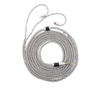 Linsoul Tripowin Zonie 16 Core Silver Plated IEM Cable, 2m Length | Extended Earbud Cord, HiFi Wired Earbuds Earphone Cable, in Ear Monitor Wire for Audiophile Musician, 2Pin