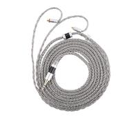 Linsoul Tripowin Zonie 16 Core Silver Plated IEM Cable, 2m Length | Extended Earbud Cord, HiFi Wired Earbuds Earphone Cable, in Ear Monitor Wire for Audiophile Musician, MMCX