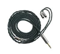 Linsoul Tripowin Zonie 16 Core Silver Plated IEM Cable, 2pin 0.78mm, 4.4mm | 1.25m SPC in Ear Monitor Wire, Earphone Upgraded Cords for 7hz Zero:2 Orchestra Lite Cadenza Hype4 Supermix4, Moss