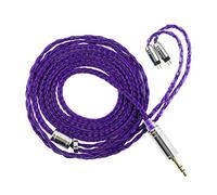 Linsoul Tripowin Zonie IEM Cable, 16 Core Silver Plated Earphone Upgraded Cords, 1.25m SPC in Ear Monitor Cable for 7hz Zero:2 Orchestra Lite Cadenza Hype4 Supermix4(2pin 0.78mm, 3.5mm)