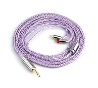 Linsoul Tripowin Zonie IEM Cable, 16 Core Silver Plated Earphone Upgraded Cords, 1.25m SPC in Ear Monitor Cable for 7hz Zero:2 Orchestra Lite Cadenza Hype4 Supermix4(2pin 0.78mm, 3.5mm)