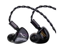 Linsoul ZiiGaat Crescent in Ear Monitor, Premium 2DD+2BA Hybrid IEM Earphone, Isobaric Bass, Vintage Analog Sound, 3D-printed Resin Shell, with Detachable IEM Cable for Musicians/Studio