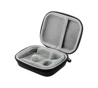 Linsoul ZiiGaat PELLEPOD Leather Earbud Case, Waterproof IEM Storage Box, Hard Carrying Bag, Protective Storage Box, Fit for Earphone ZS10 Pro, Zero: 2, EM6L, EW300, SuperMix 4, Orchestra Lite (Black)