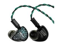 Linsoul ZiiGaat x Hangout. Audio: Odyssey 2 In Ear Monitor, 1DD + 3BA Hybrid IEM, HiFi Wired Earbuds, Neutral with Sub-Bass Tuning, with Aluminum Shell and OFC Cable for Studio Musicians Audio Enginee