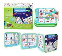 LinStyle Water Painting Books for Kids - Magic Colouring Book with Brush, Mess-Free Magic Painting Books with Water for Children 3 4 5 6 Year Old Boys Girls